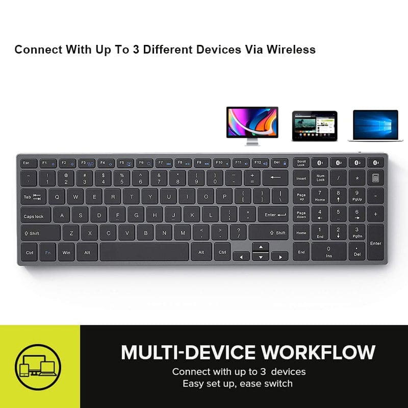 Aluminun Bluetooth Keyboard Apple Style
