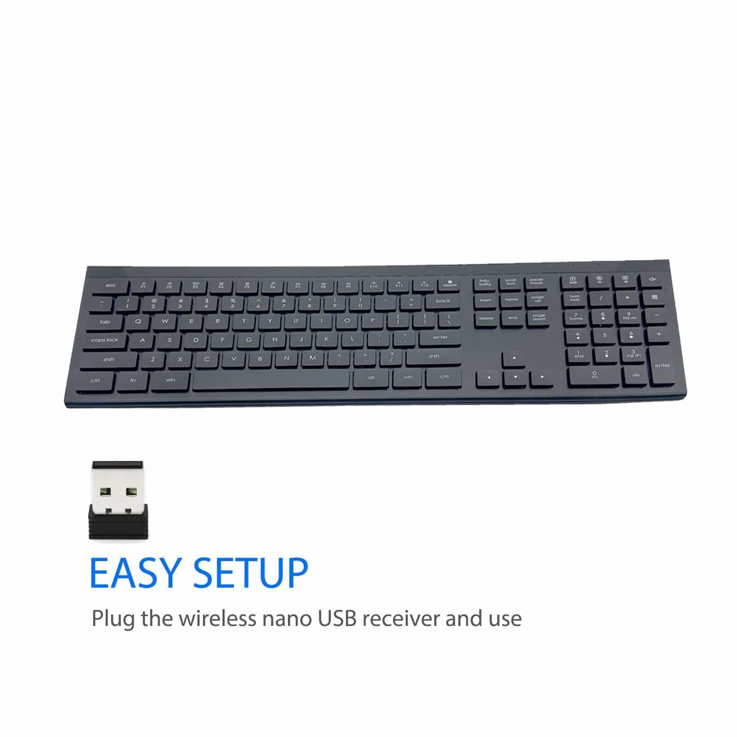 Rechargeable Wireless Keyboard