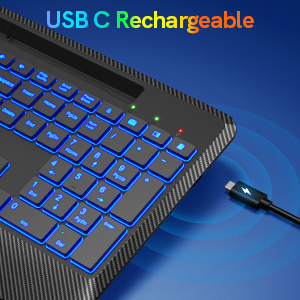 Backlit Keyboard Full Size