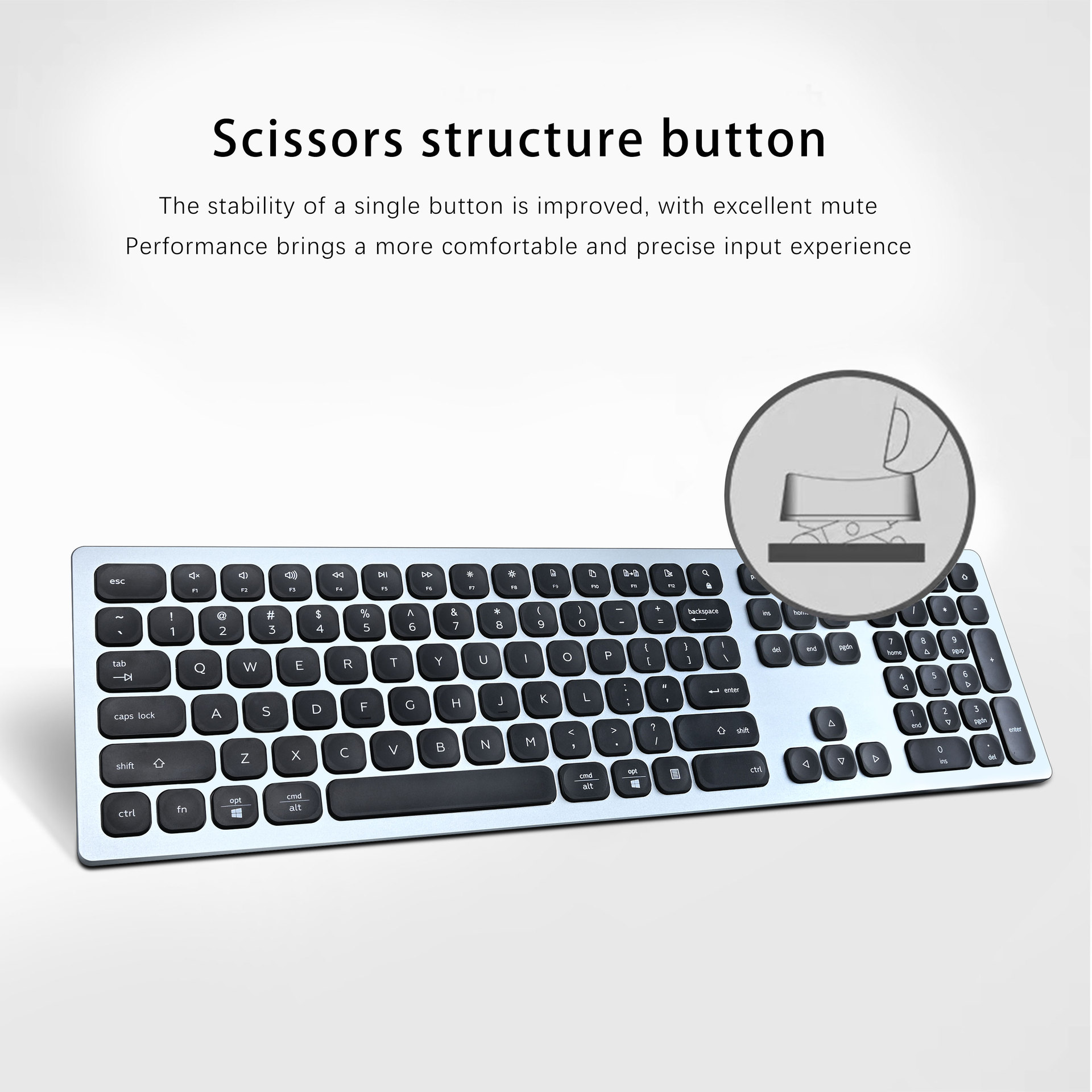 Wireless Keyboard and Mouse Combo