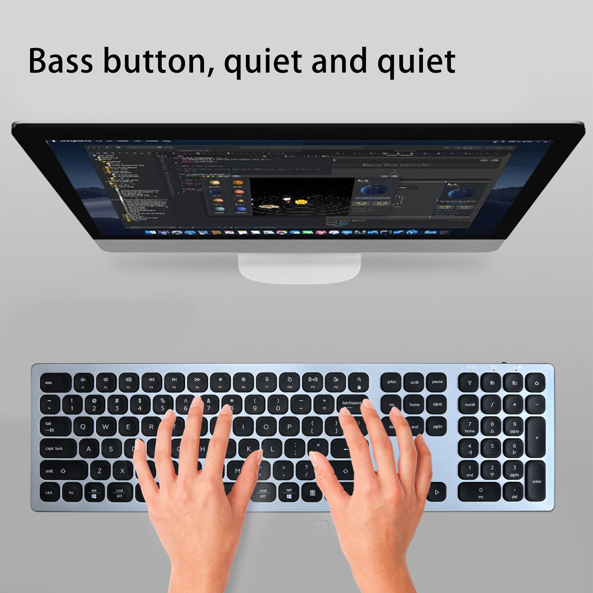 Wireless Keyboard and Mouse Combo