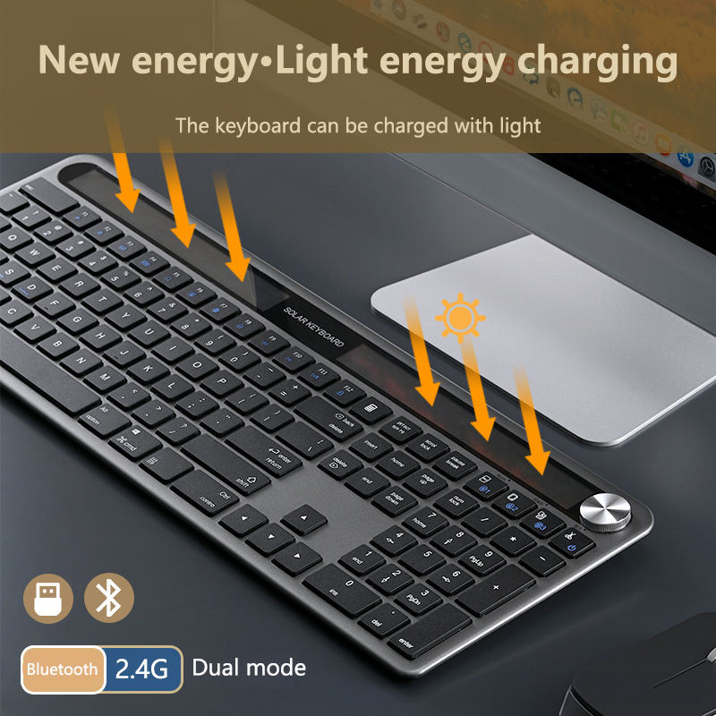 Muliti Bluetooth Solar Keyboard
