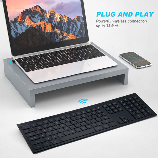 Rechargeable Wireless Bluetooths Tablet Keyboard