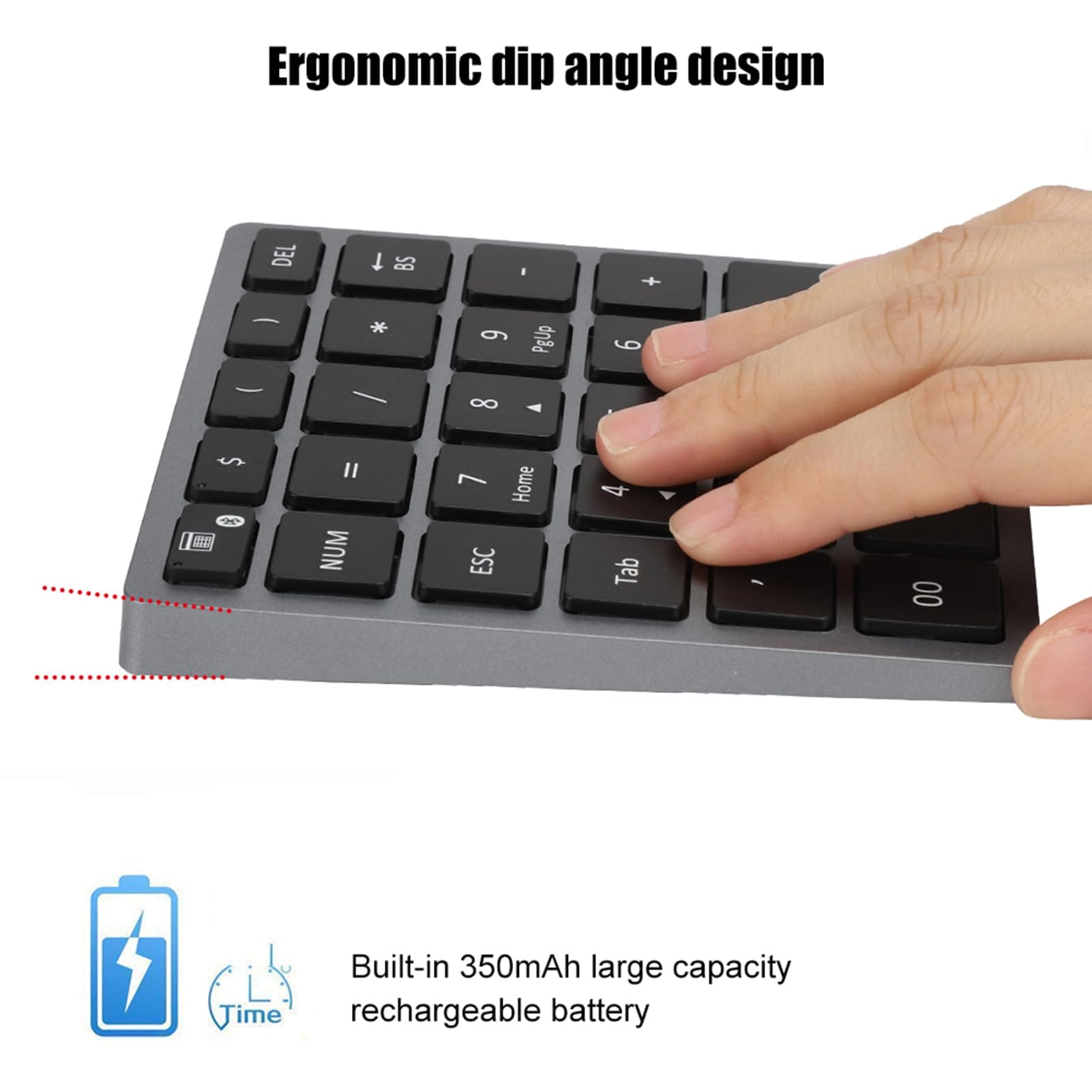 Bluetooth/2.4G numeric keyboard