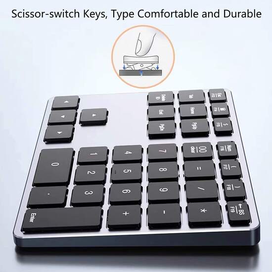 Slim 35 Key Wireless Number Pad