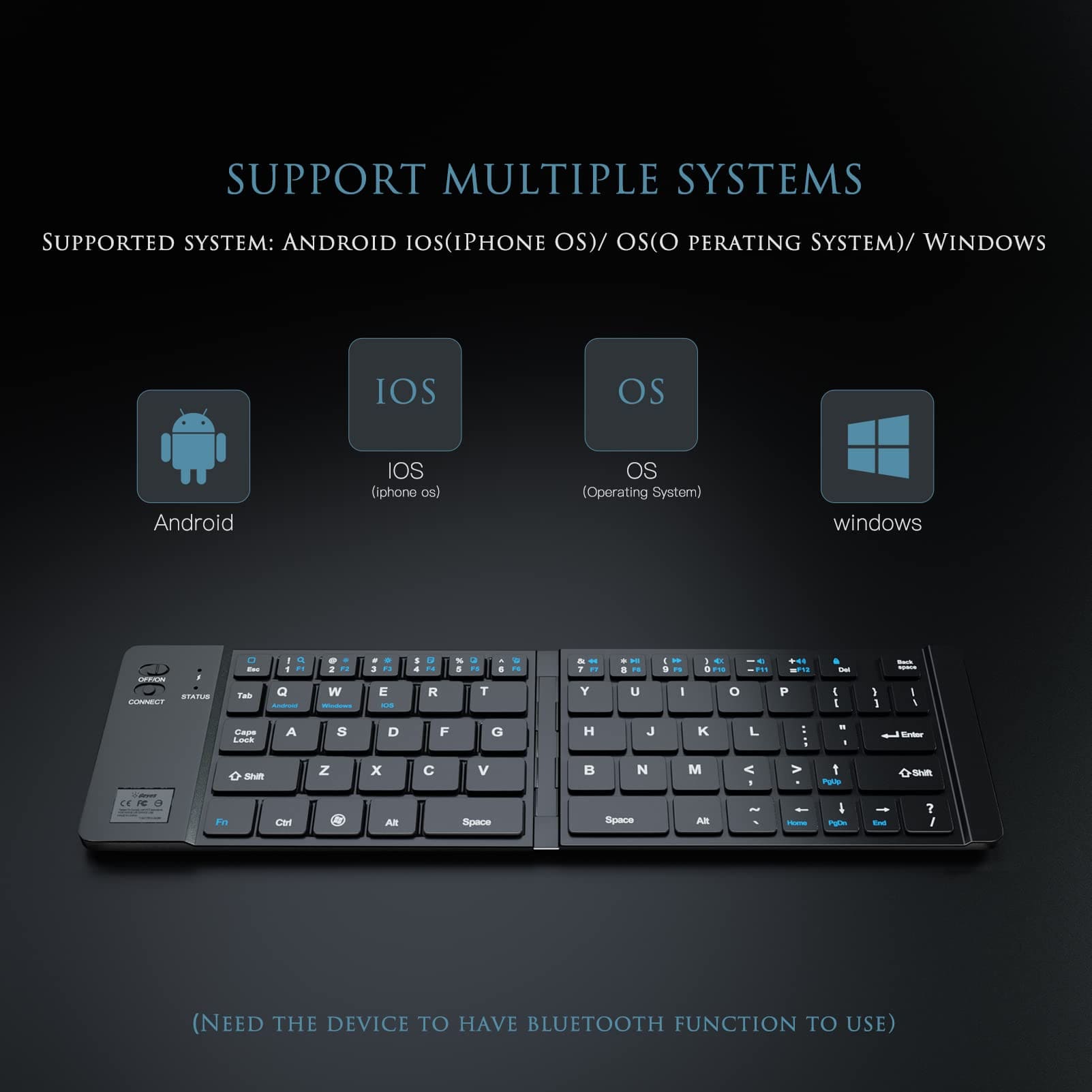 Bluetooth Folding Keyboard for iPhone