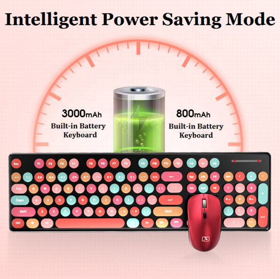 Rechargeable Computer Keyboard Gamer Mouse