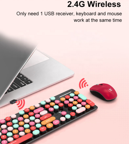 Rechargeable Computer Keyboard Gamer Mouse